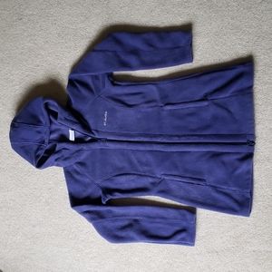 NWOT Columbia Long Hooded Fleece Jacket, Size XS